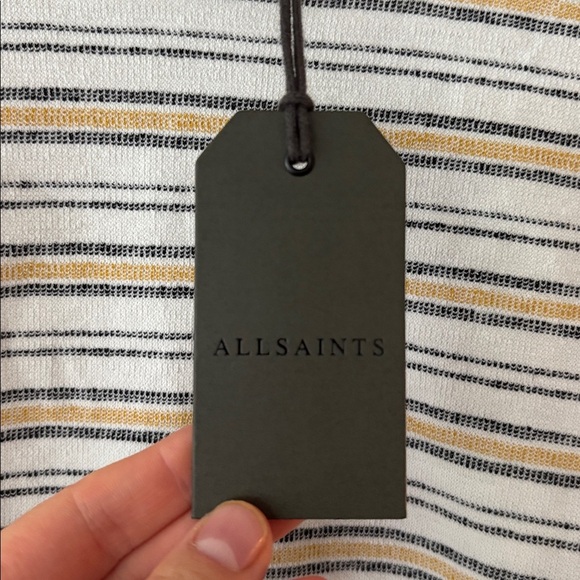 AllSaints Stanton SS Crew — Custom Cropped Fit (Women’s M equivalent) - Picture 3 of 8